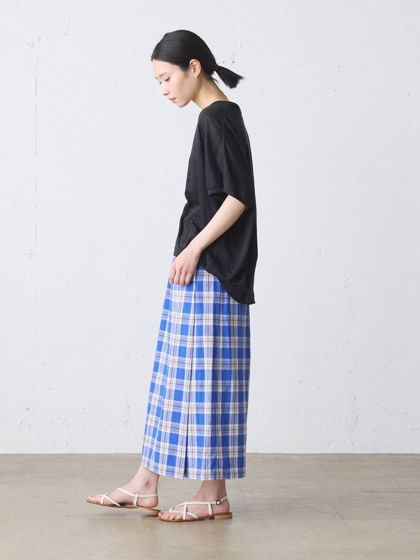 linen cocoon pullover