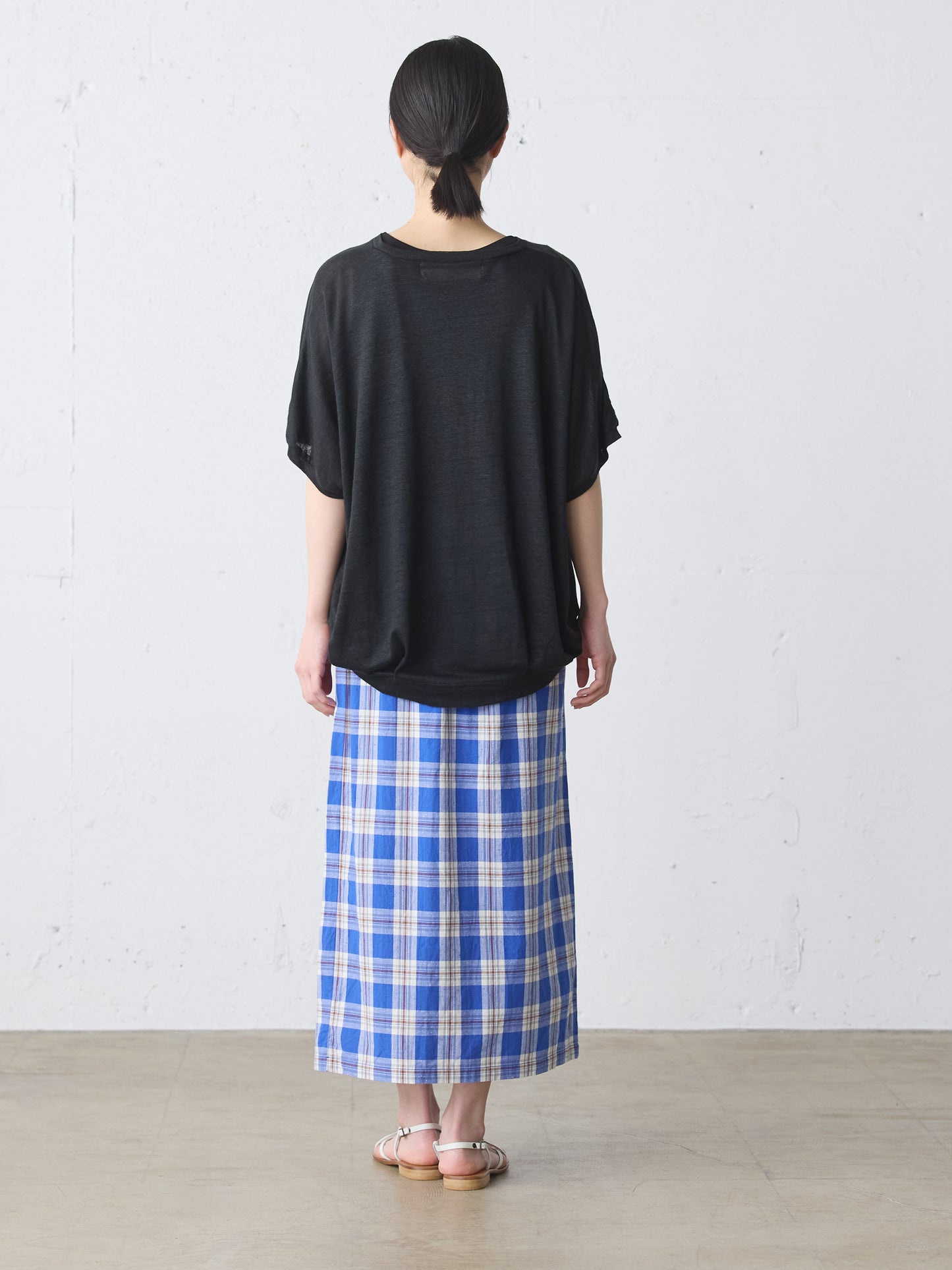 linen cocoon pullover