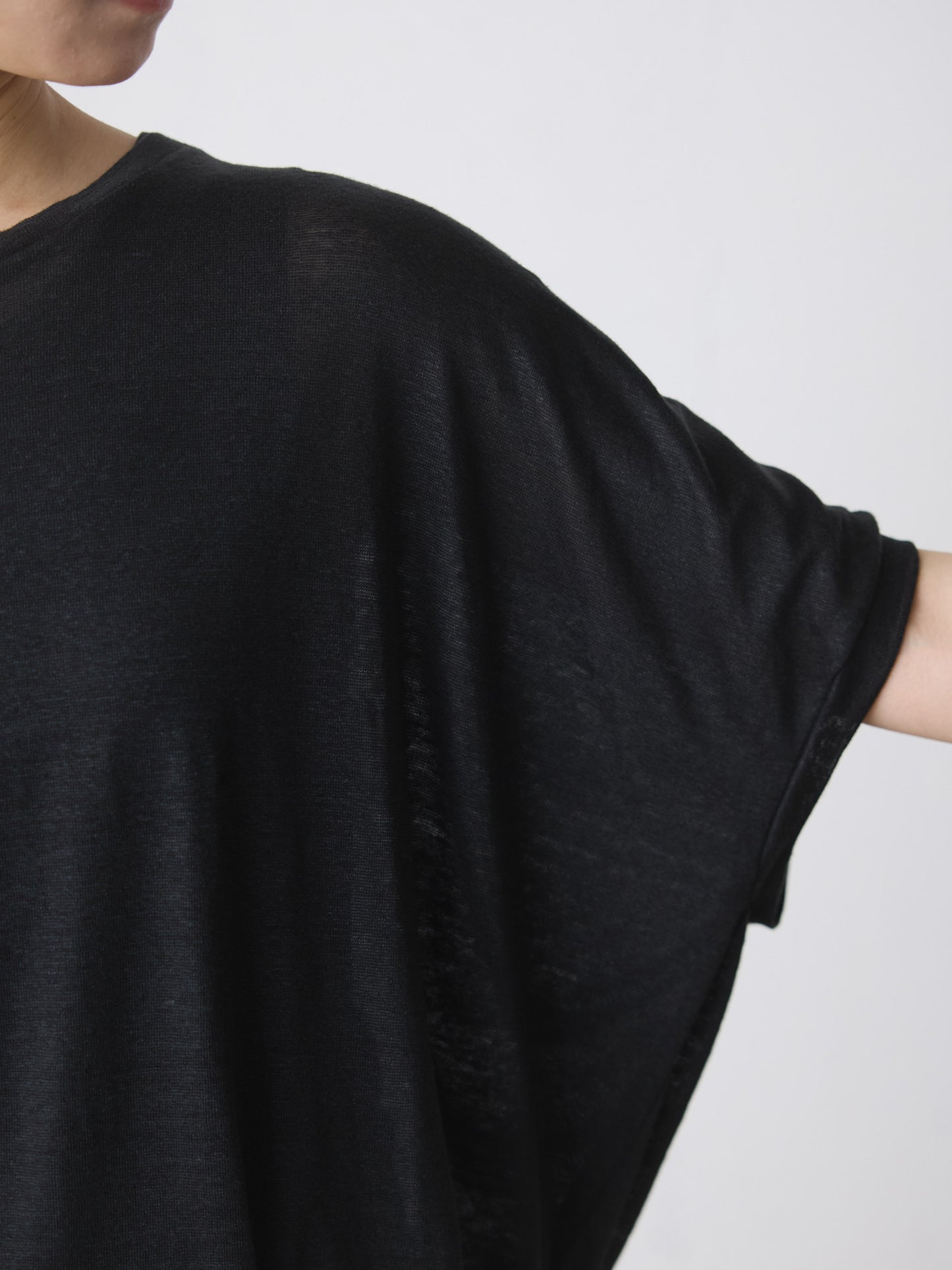 linen cocoon pullover
