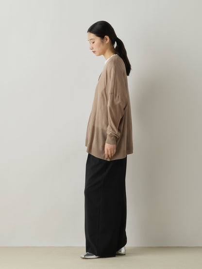 sheer knit pullover