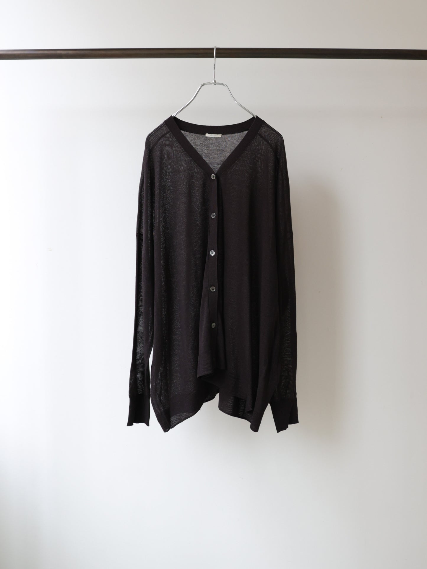 sheer knit pullover