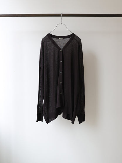 sheer knit pullover