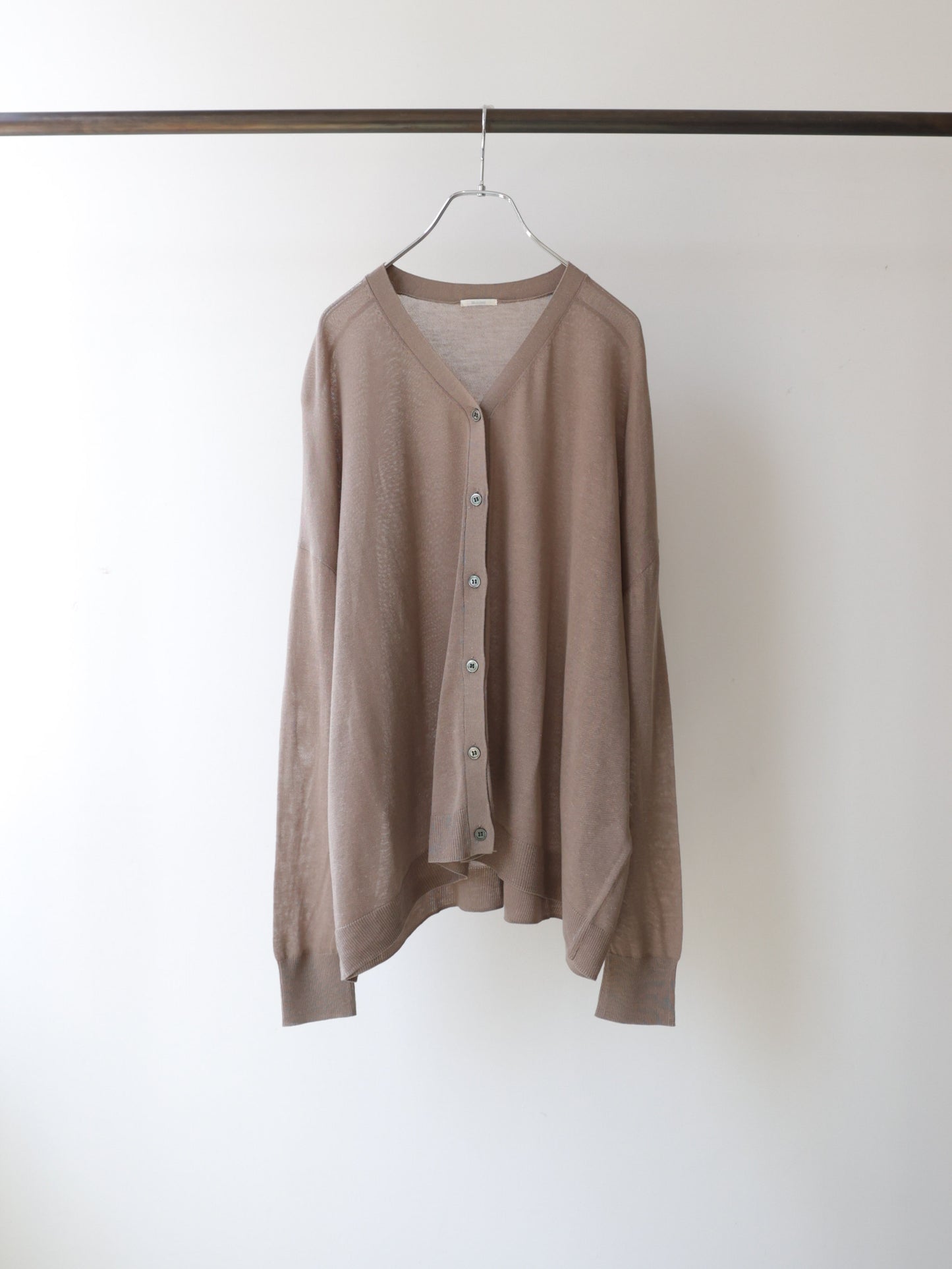 sheer knit pullover