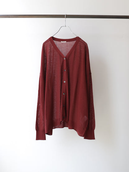 sheer knit pullover