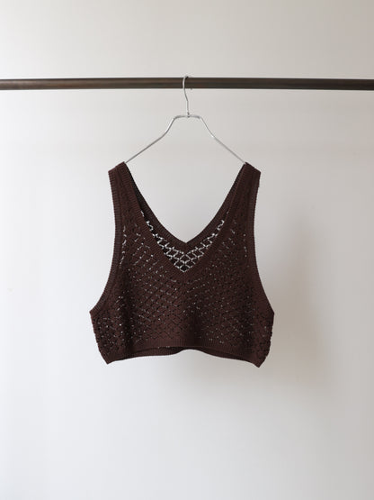 mesh bustier vest