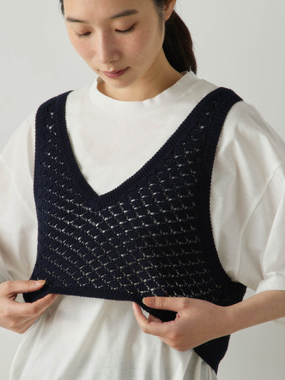 mesh bustier vest