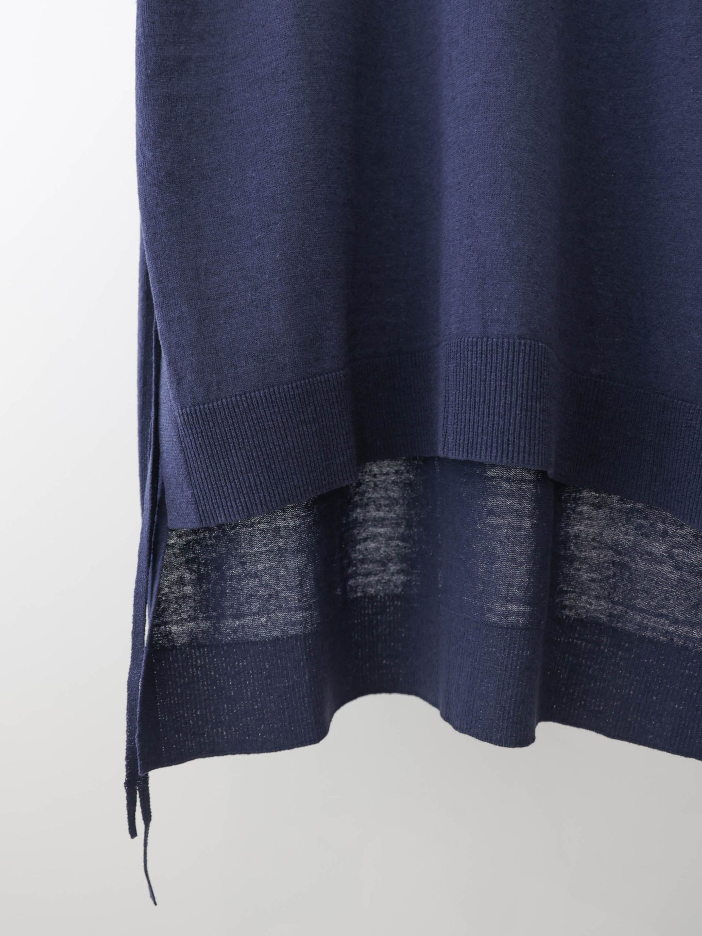 cotton linen side ribbon vest