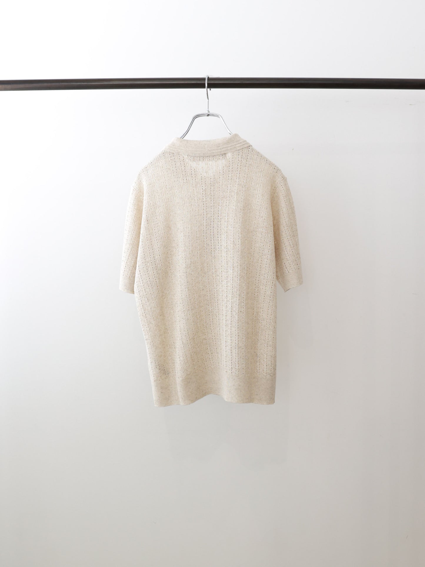 knit polo pullover