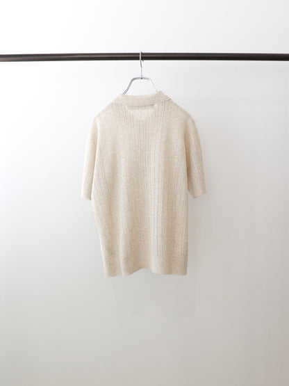 knit polo pullover