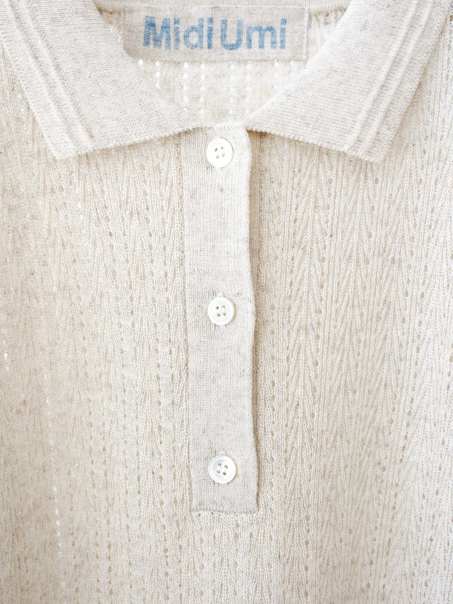 knit polo pullover