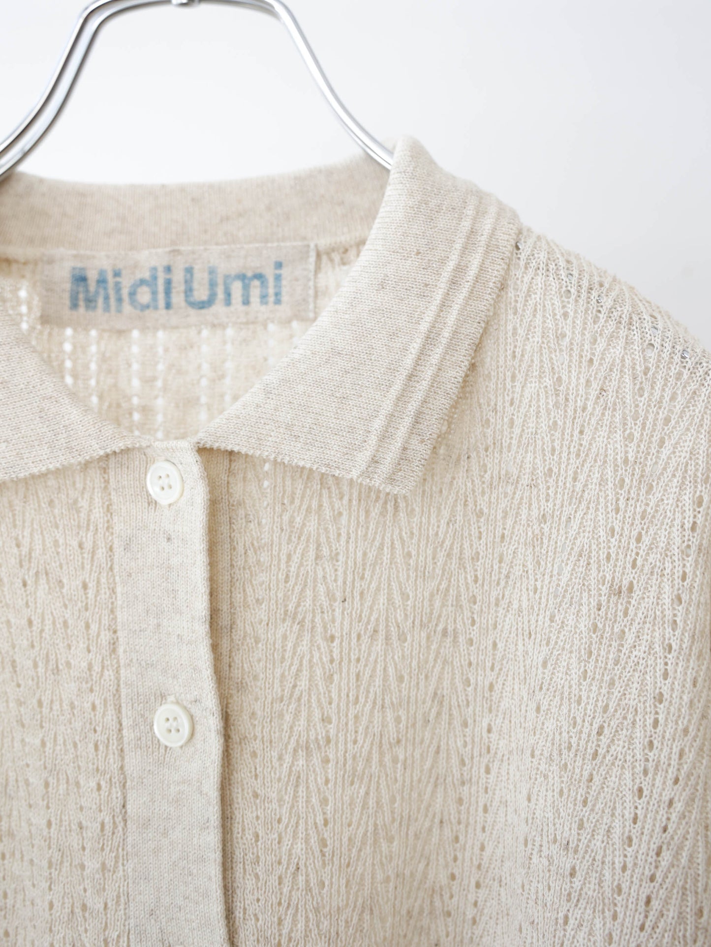 knit polo pullover