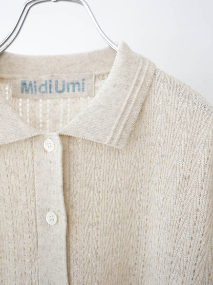 knit polo pullover