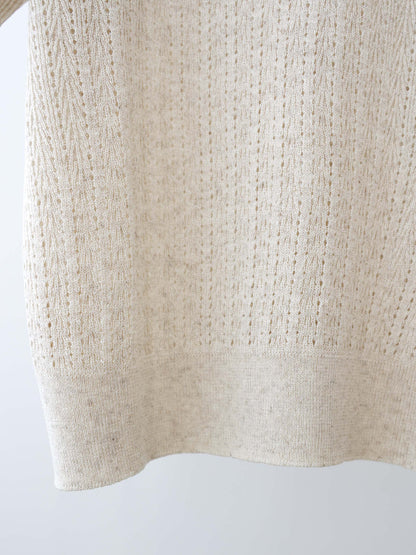 knit polo pullover