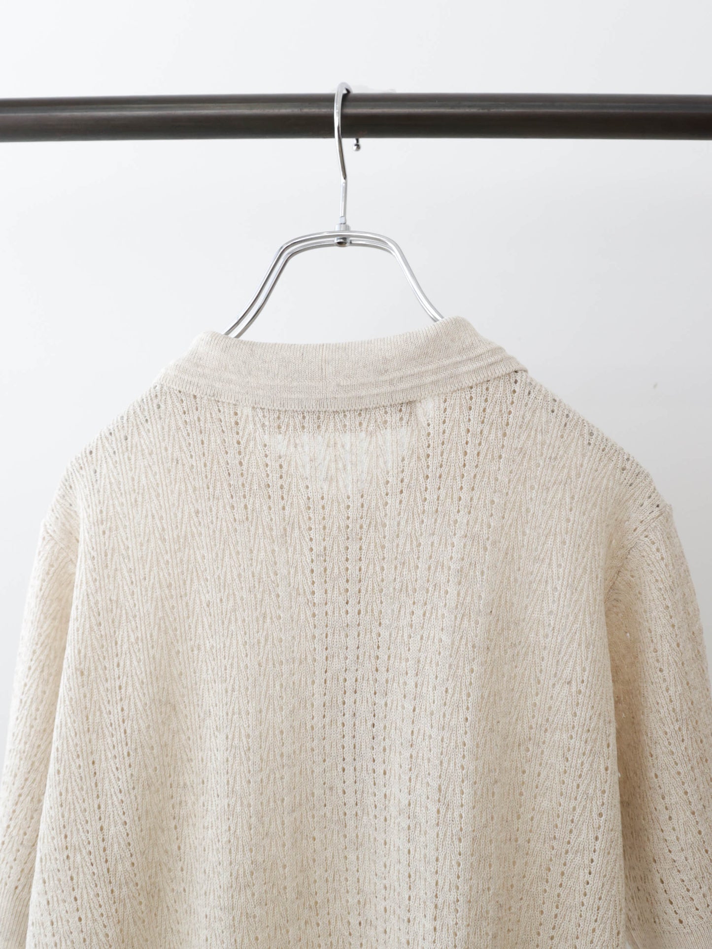 knit polo pullover