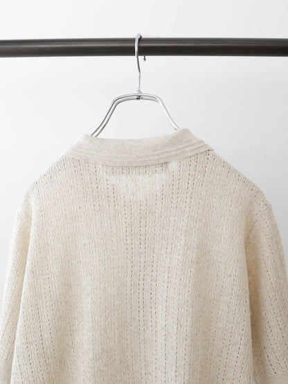 knit polo pullover