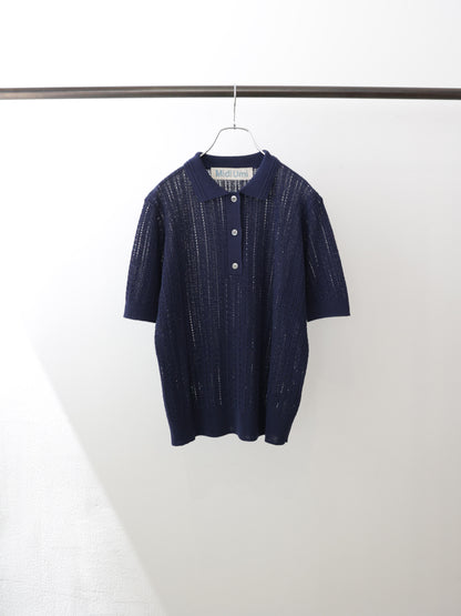 knit polo pullover