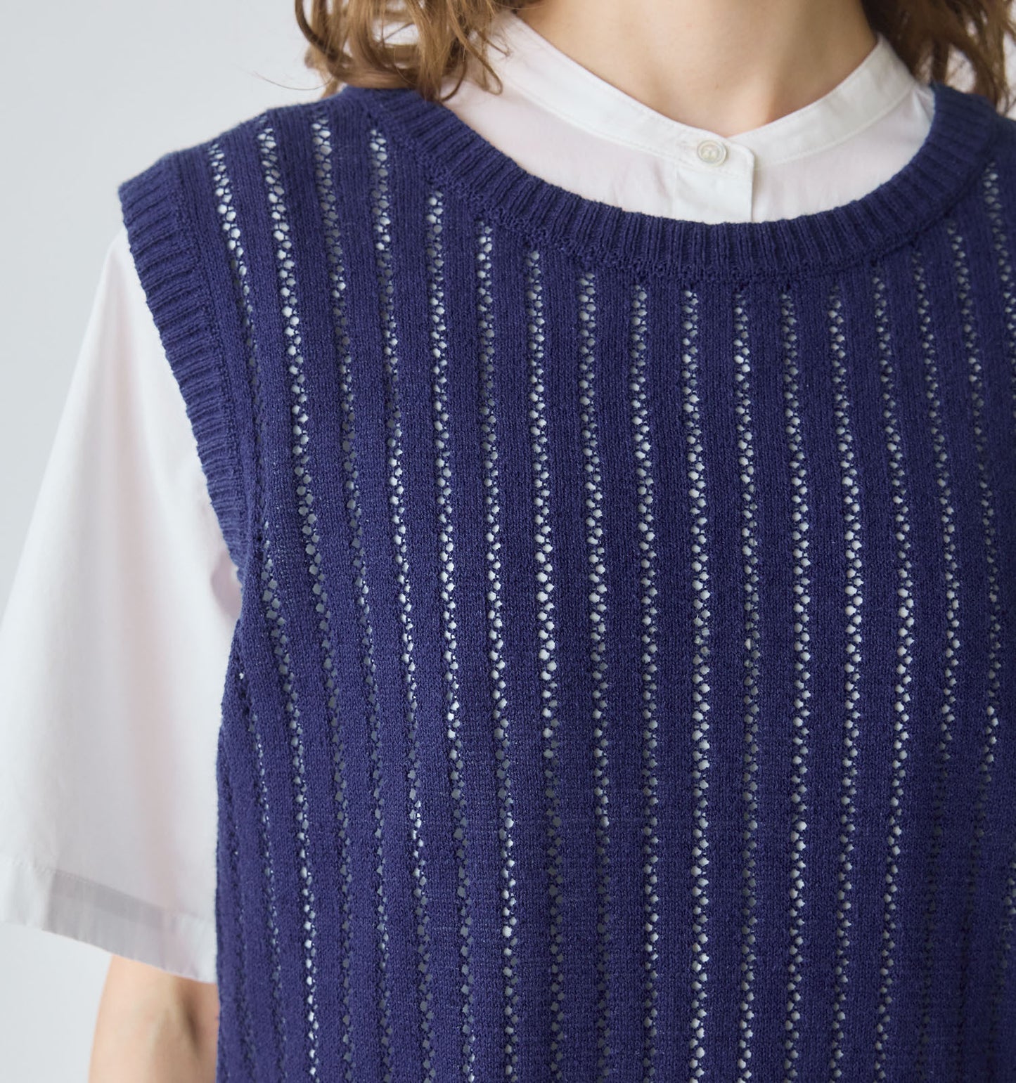 pattern knitting 2way vest