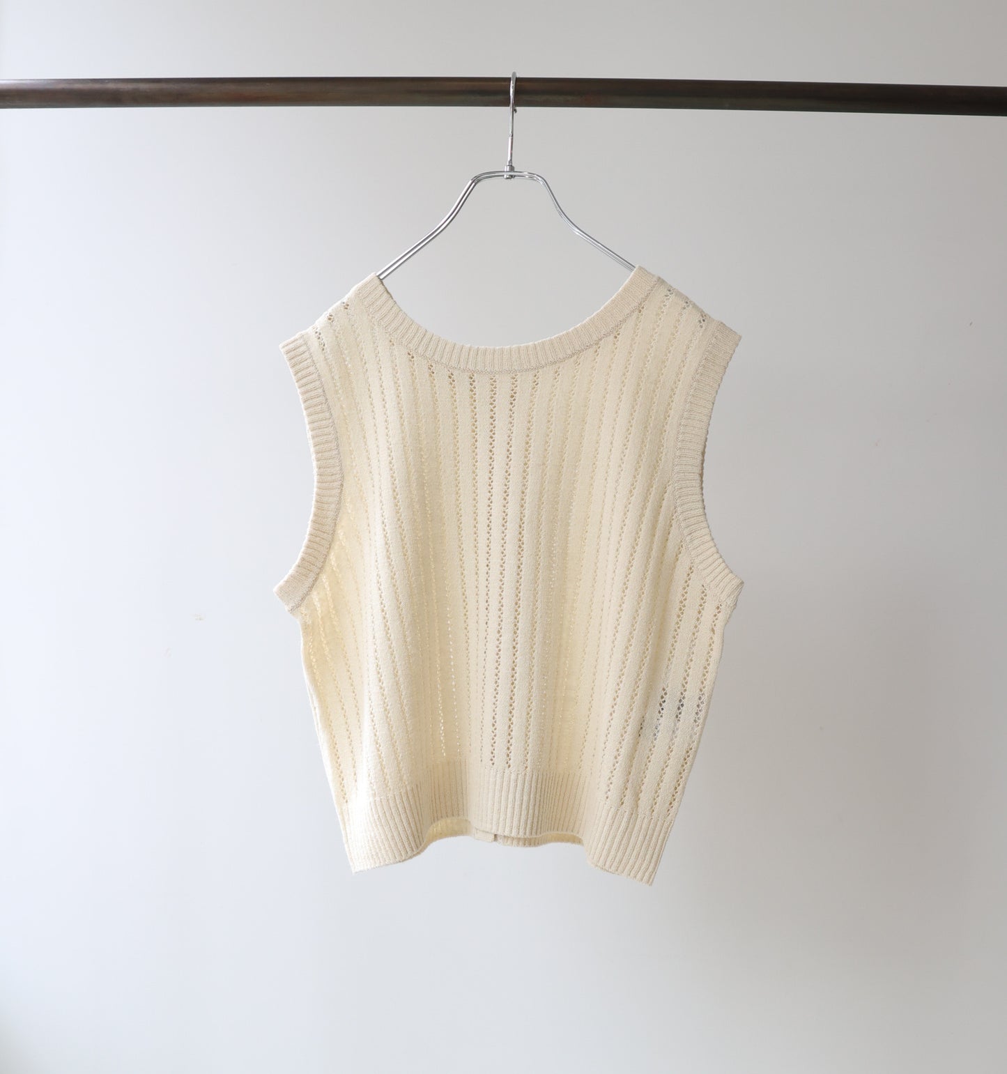 pattern knitting 2way vest