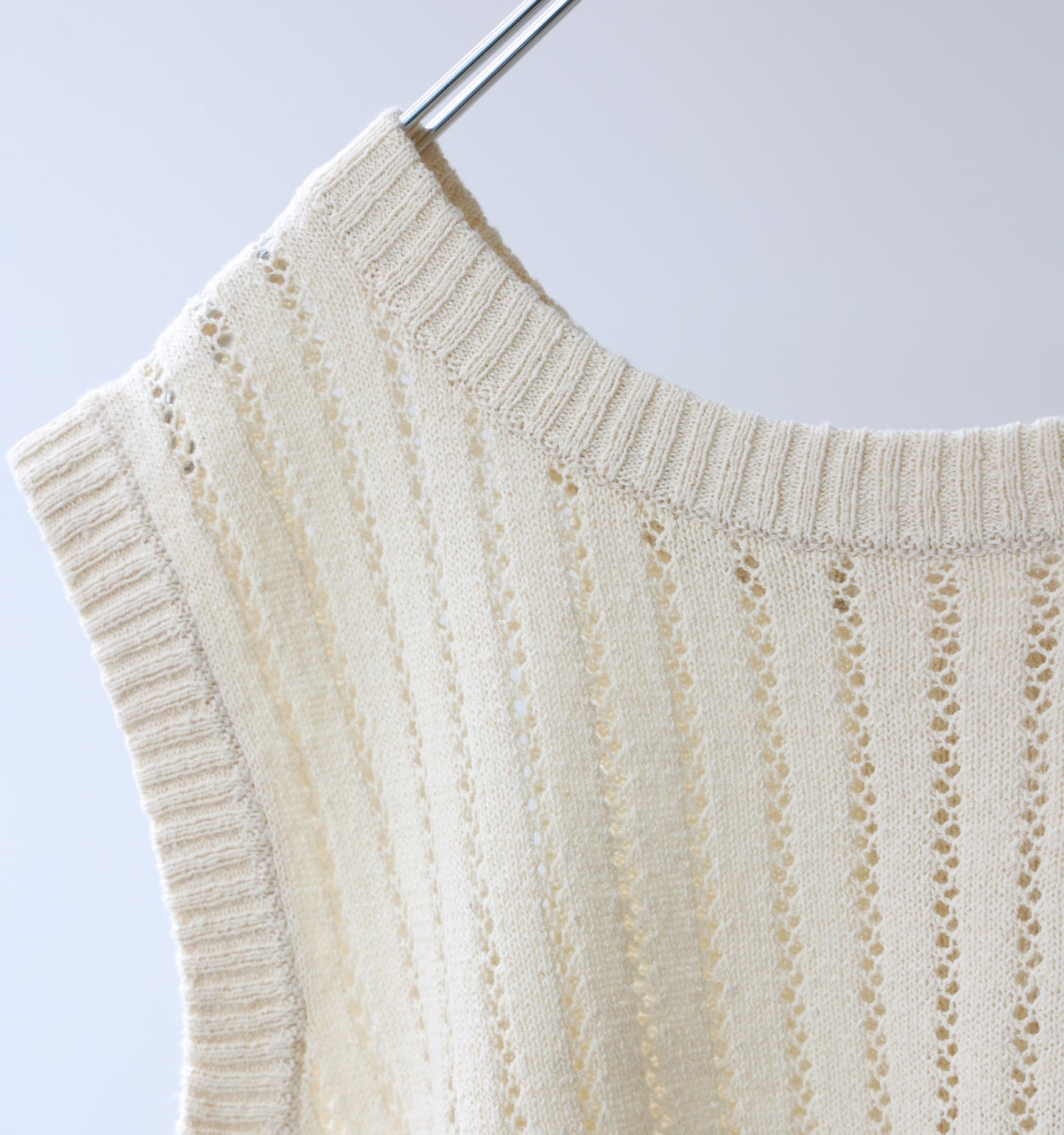 pattern knitting 2way vest