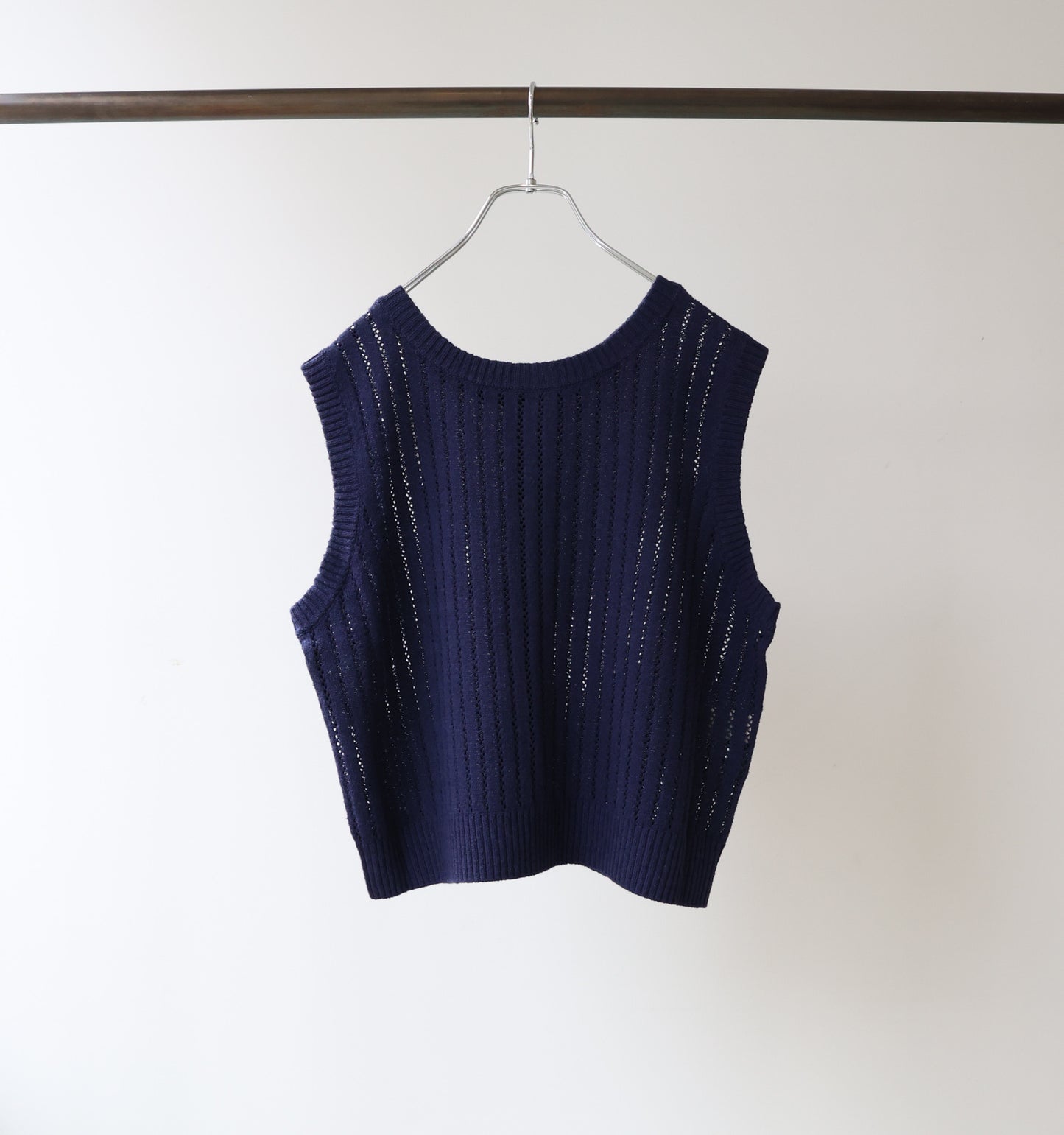 pattern knitting 2way vest