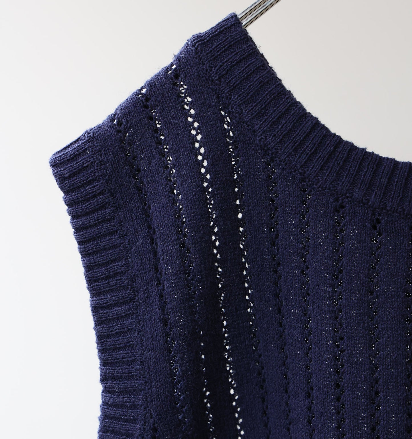 pattern knitting 2way vest
