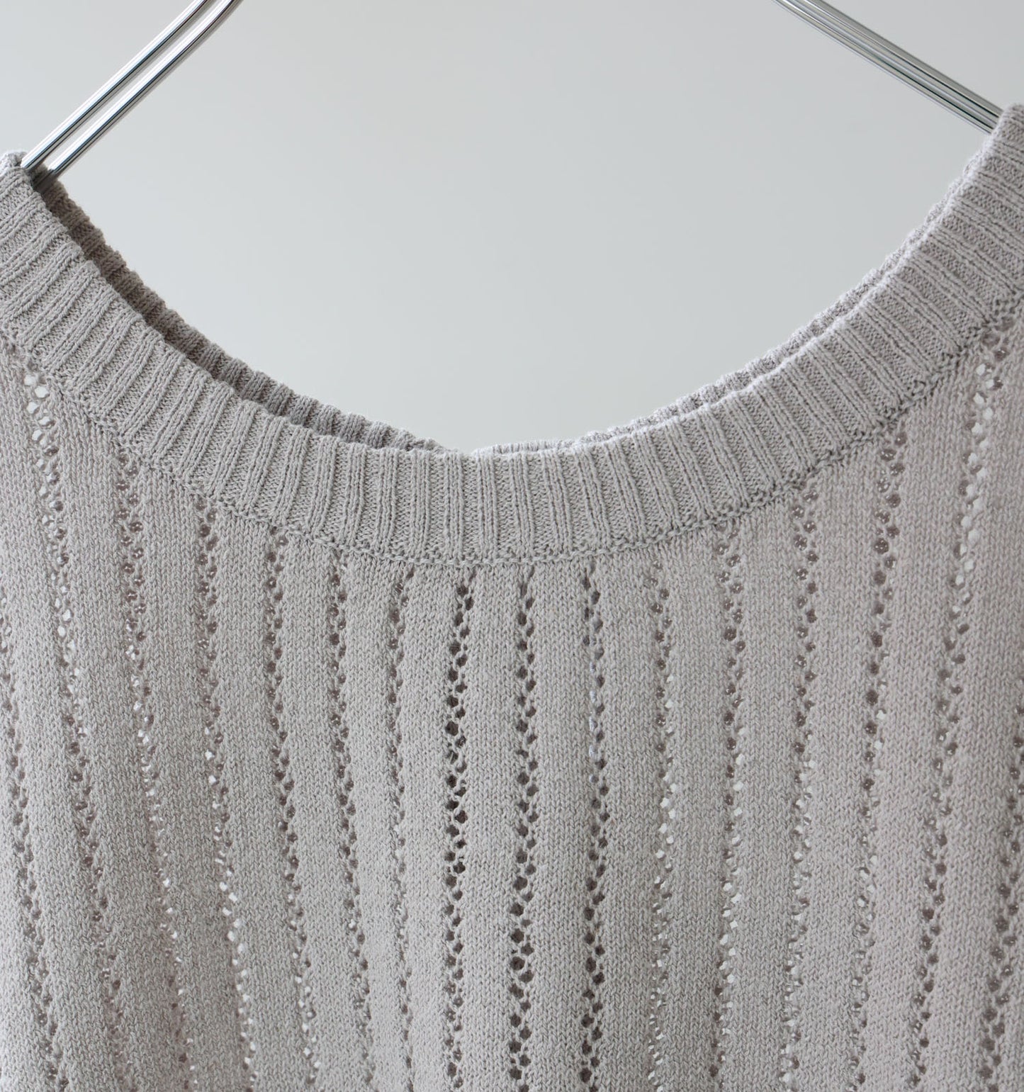 pattern knitting 2way vest