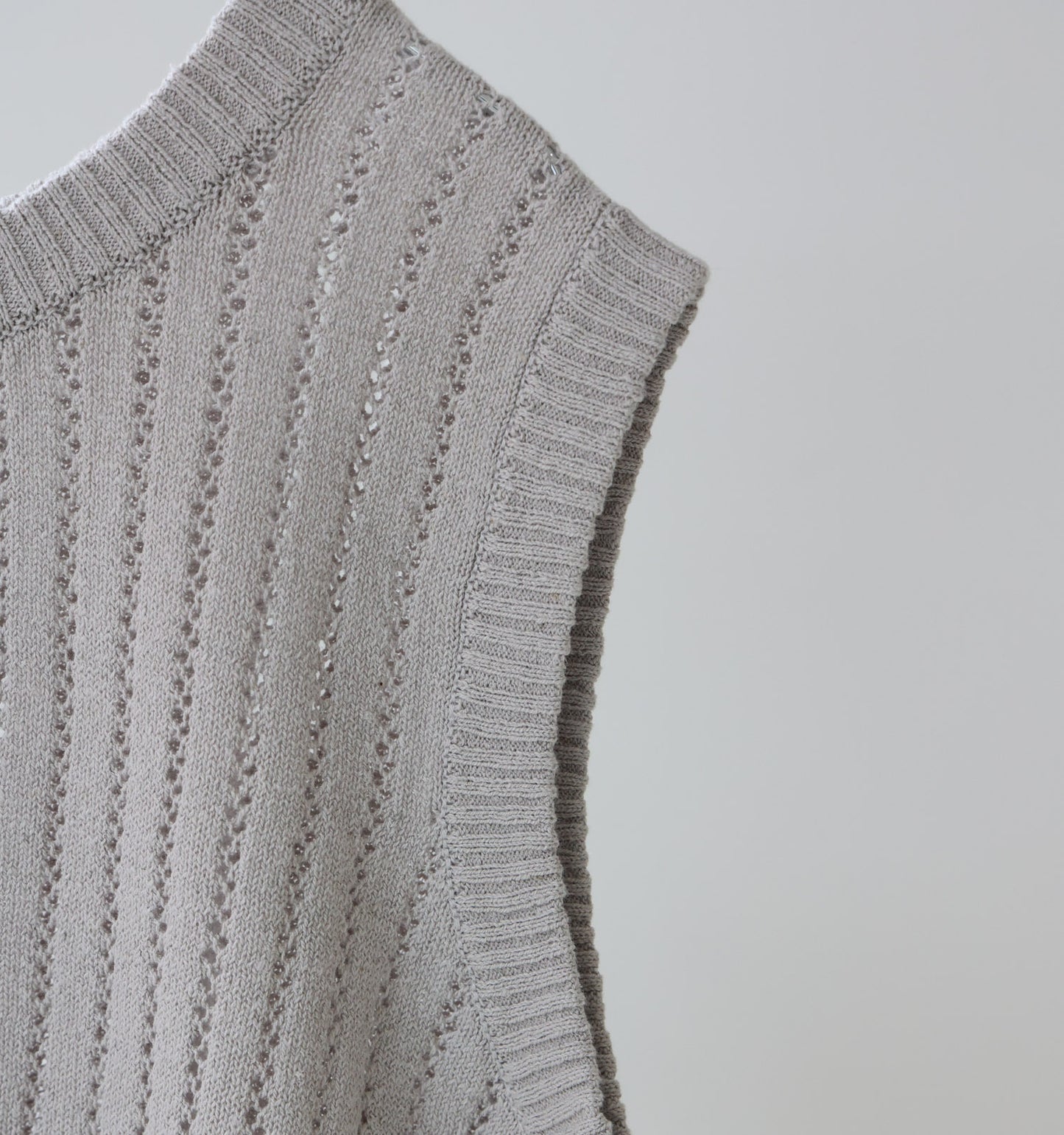 pattern knitting 2way vest