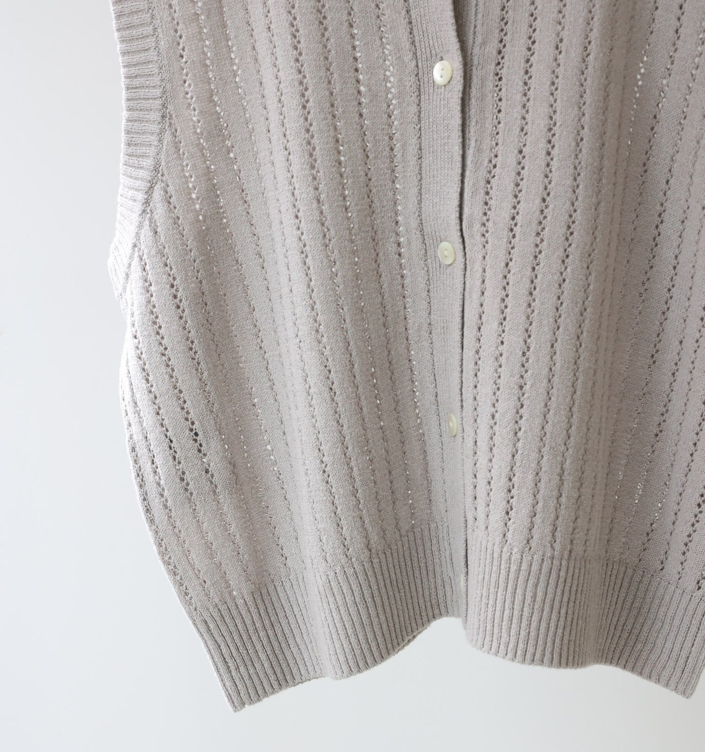 pattern knitting 2way vest