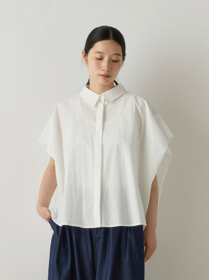 french sleeve wide shirt