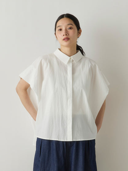 french sleeve wide shirt