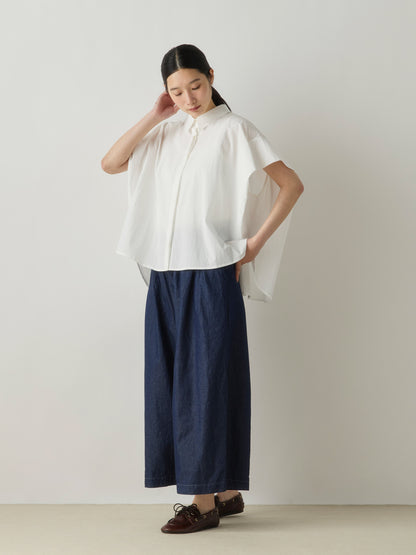 french sleeve wide shirt