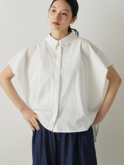 french sleeve wide shirt