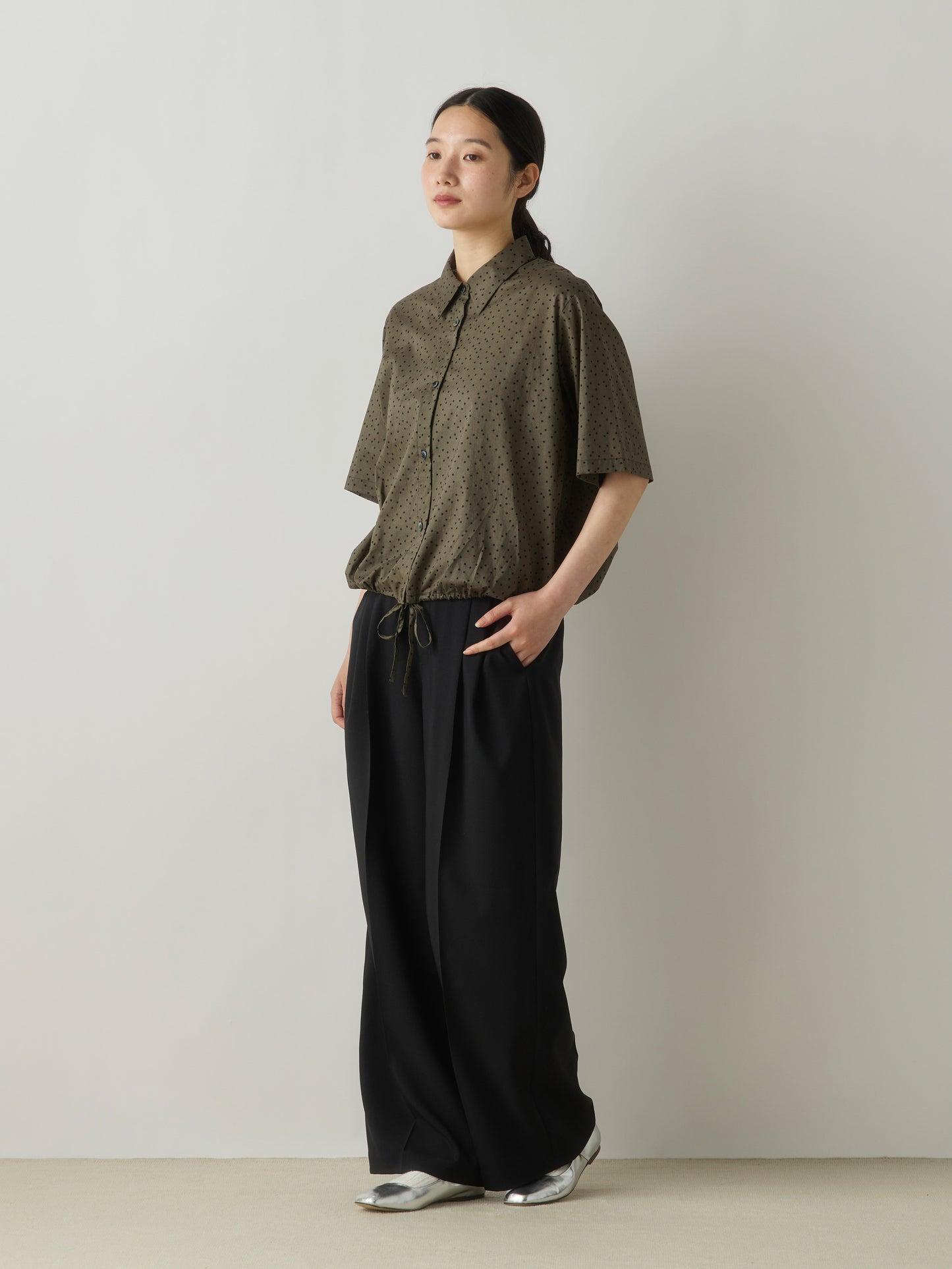 halfsleeve balloon shirt