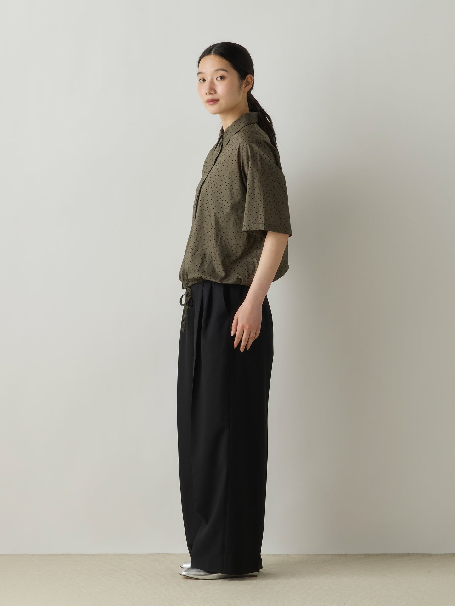 halfsleeve balloon shirt