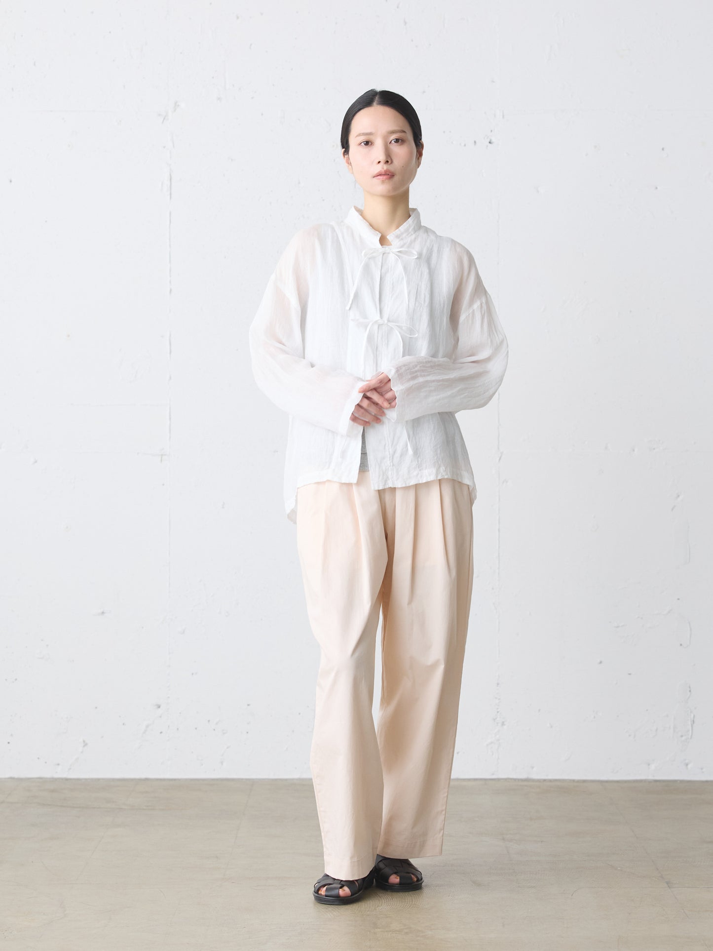 ramie shirt jacket
