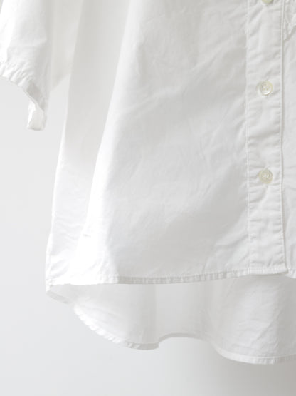 half sleeve front half frill shirt