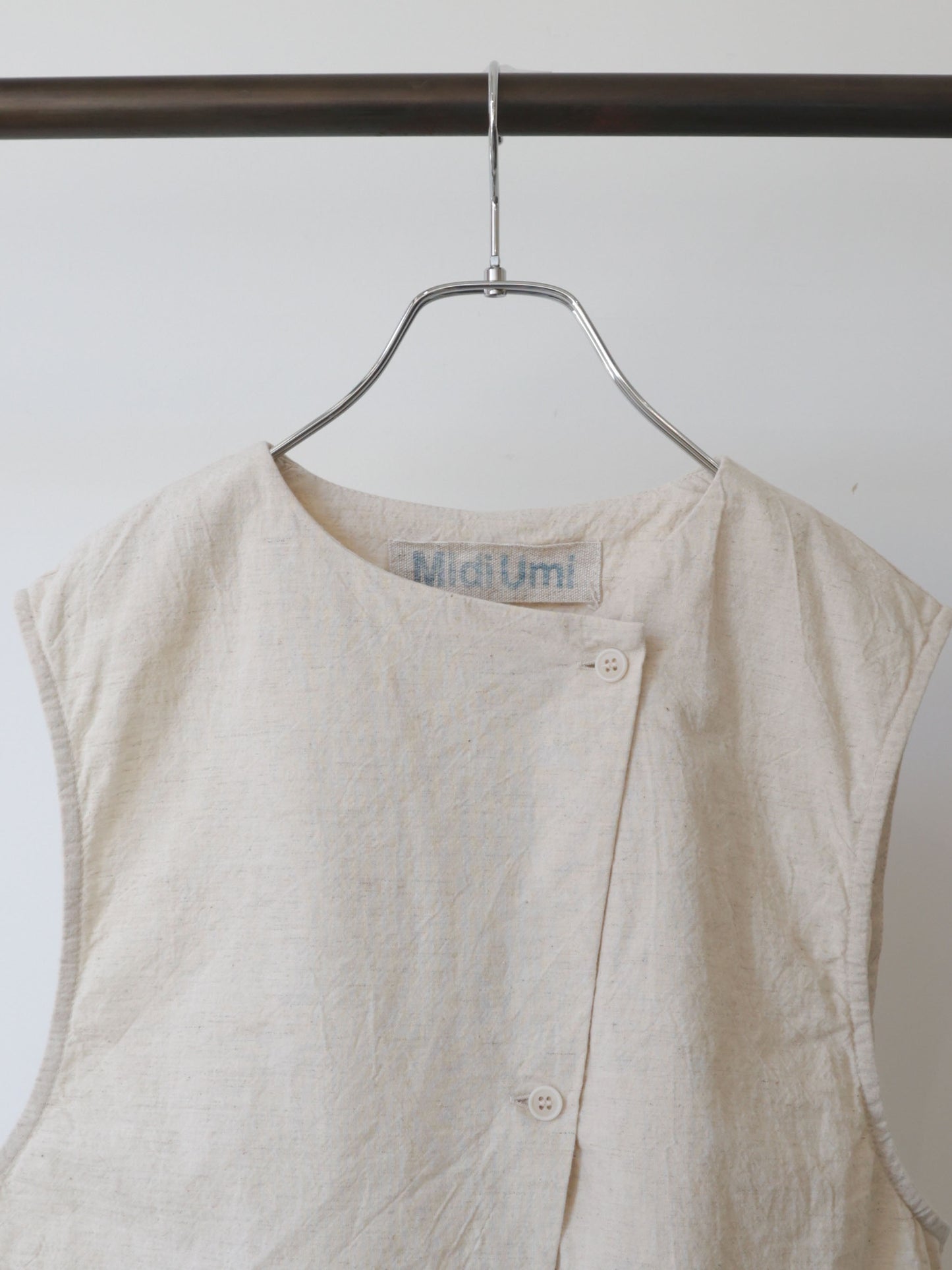 cotton linen light vest
