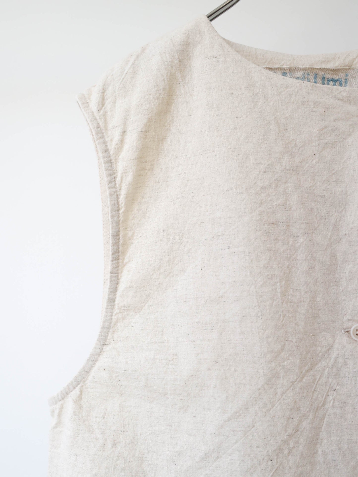 cotton linen light vest
