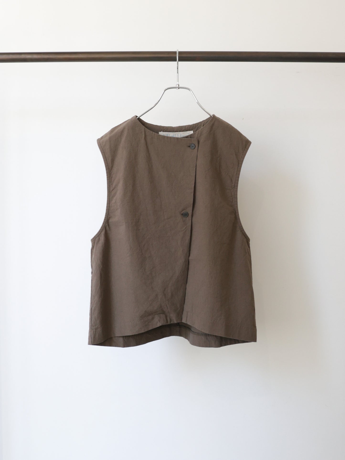 cotton linen light vest