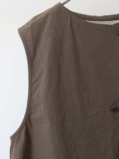cotton linen light vest