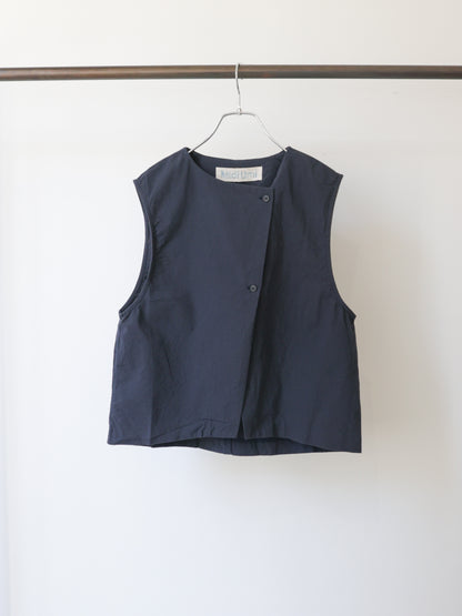cotton linen light vest