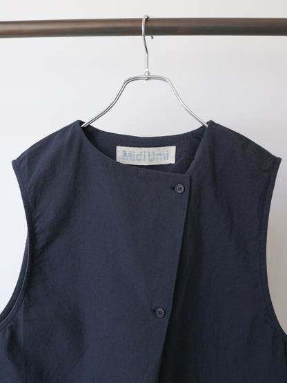 cotton linen light vest