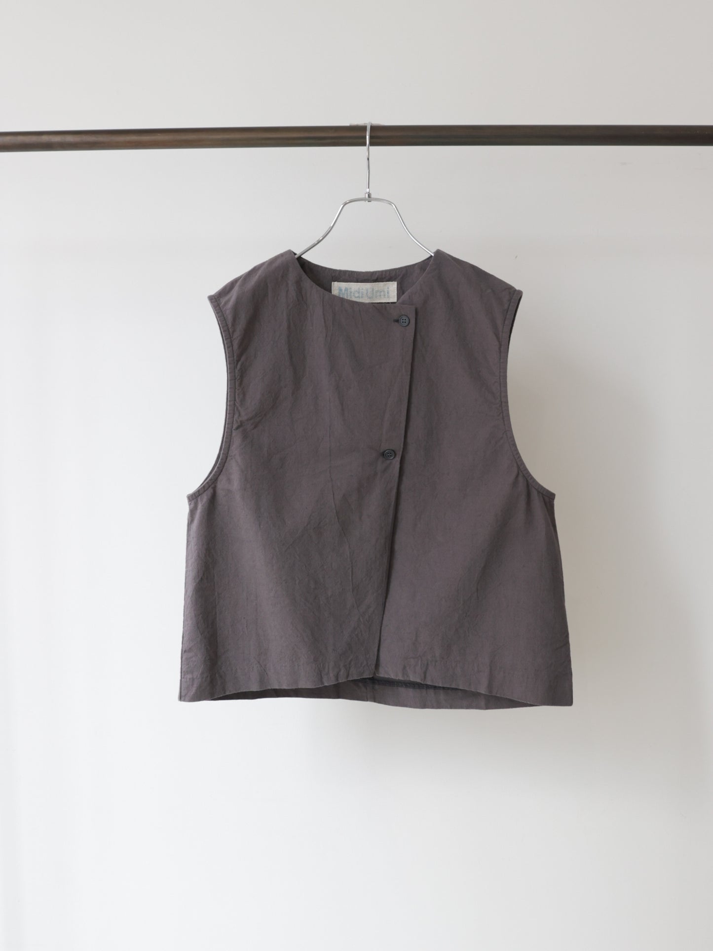 cotton linen light vest