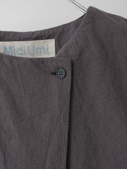 cotton linen light vest