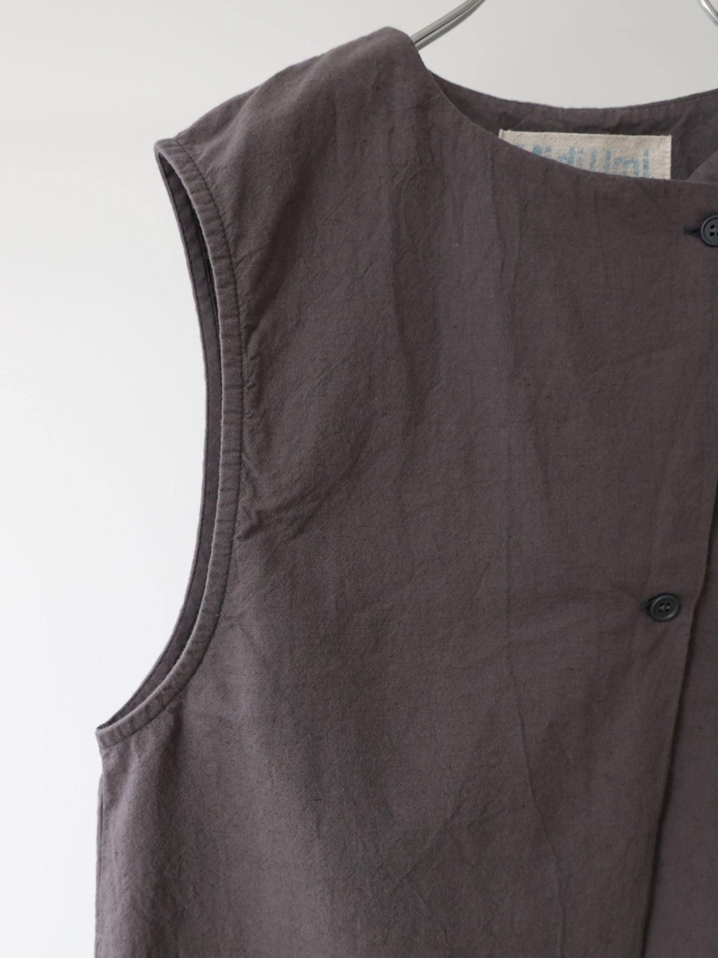 cotton linen light vest