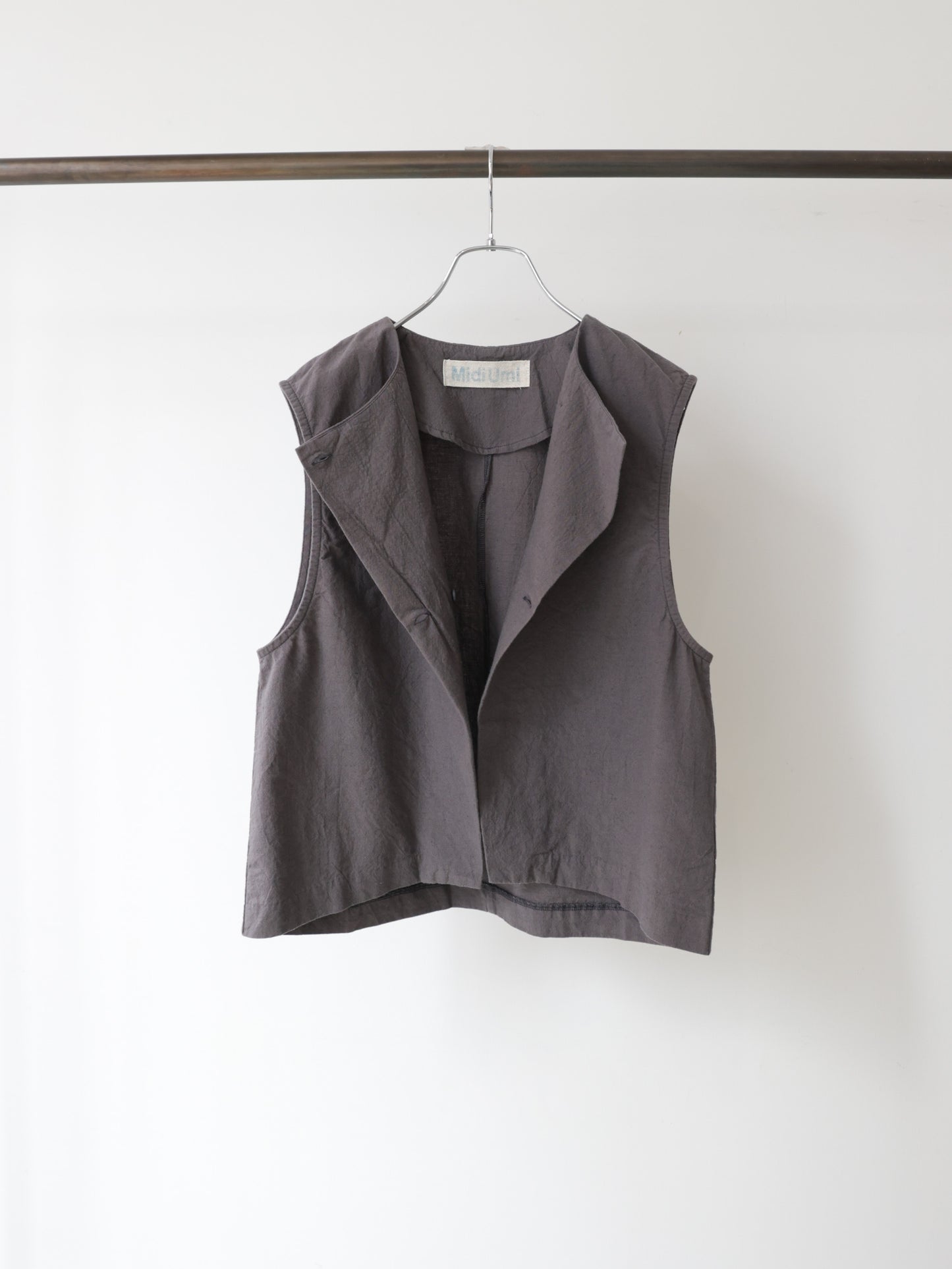cotton linen light vest