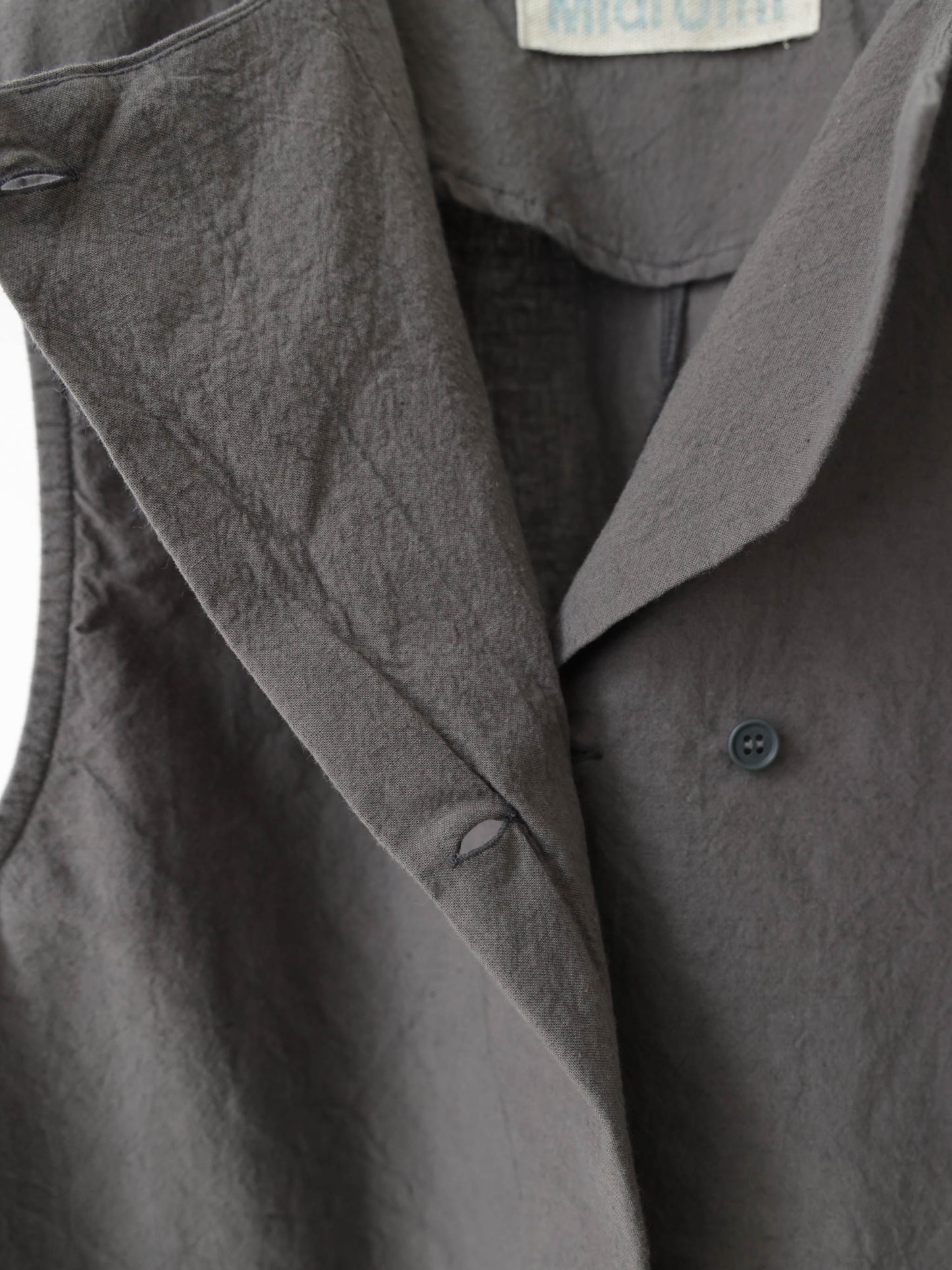 cotton linen light vest