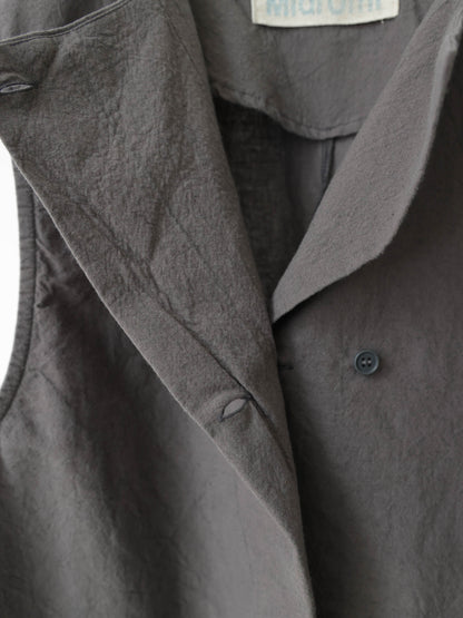 cotton linen light vest