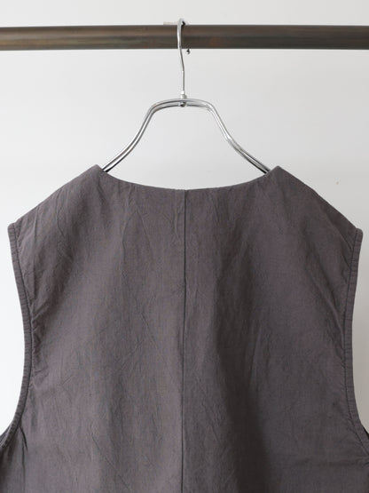cotton linen light vest
