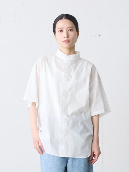 frill wide shirt
